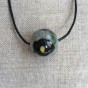NECKLACE BLACK PEARL / RAS DU COU PERLE PORCELAINE en Guadeloupe